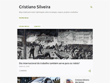 Tablet Screenshot of cristianosilveira.com